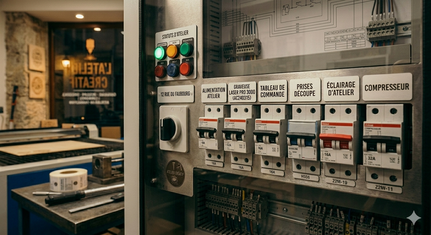 Étiquettes électriques