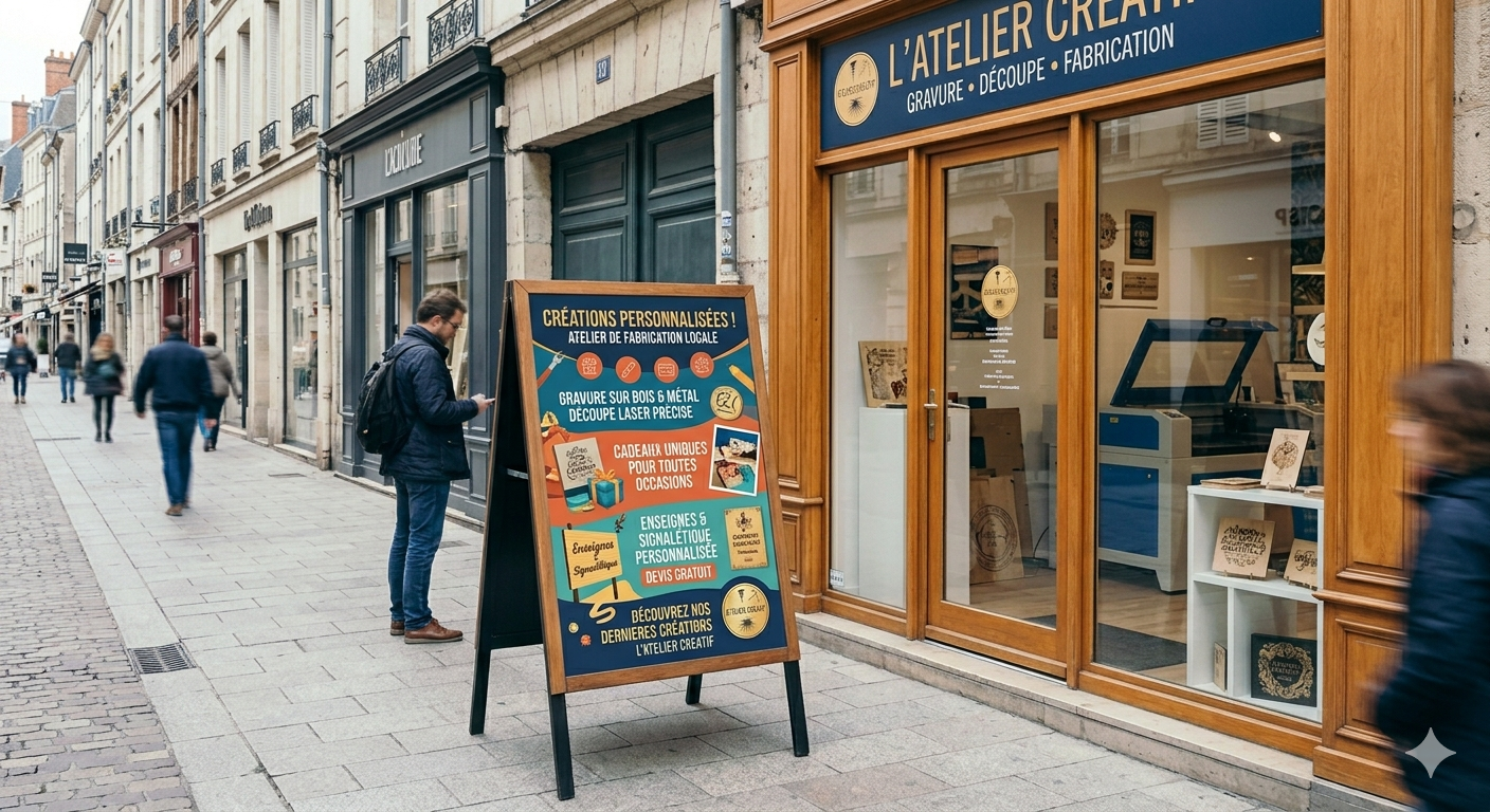 Pancarte publicitaire